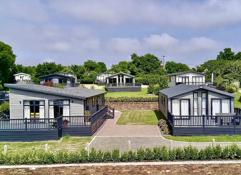 dc-header-mobile View of Dinham Creek Lodge Retreat from a drone